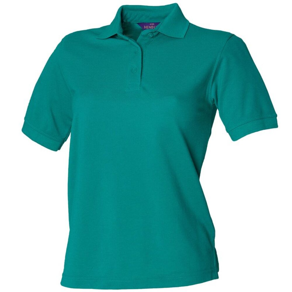 Henbury Womens/Ladies 65/35 Polo Shirt / Jade